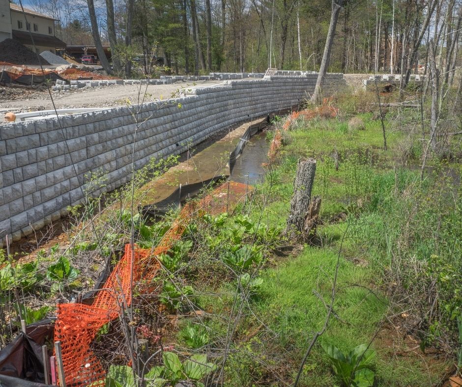 Our latest retainig wall project to construct retaining wall Diaphragm retaining wall